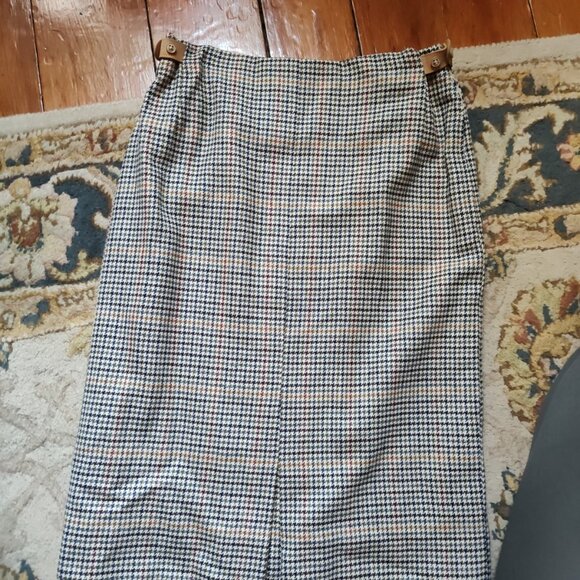 Vintage Old England Daks Of London Wool Skirt - Picture 2 of 14